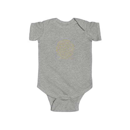 Sacred Geometry Baby Bodysuit – Midnight Edition