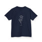 Breathe Kids Tee – Floral Minimalism Navy