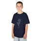 Breathe Kids Tee – Floral Minimalism Navy