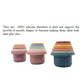 Montessori Silicone Stacking Cups – Hourglass Tower Toy for Babies