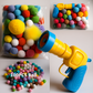 Interactive Cat Toy - Plush Ball Launcher for Indoor Play