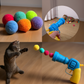 Interactive Cat Toy - Plush Ball Launcher for Indoor Play
