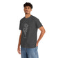 Breathe Tee – Floral Dark Heather Minimalism