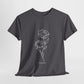 Breathe Tee – Floral Minimalism