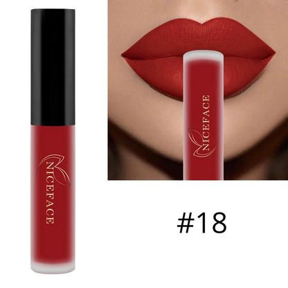 NICEFACE Liquid Matte Lipstick – Velvet Finish & Waterproof Wear