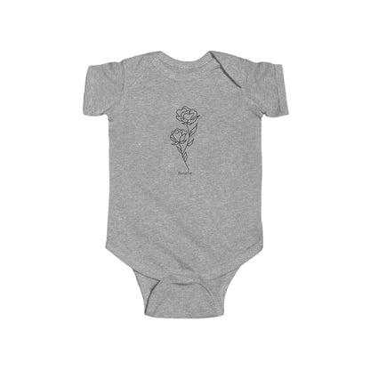 Breathe Baby Bodysuit – Floral Minimalism