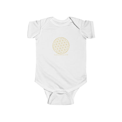 Sacred Geometry Baby Bodysuit – Midnight Edition