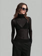 Midnight Sheer Turtleneck