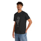 Breathe Tee – Floral Black Minimalism