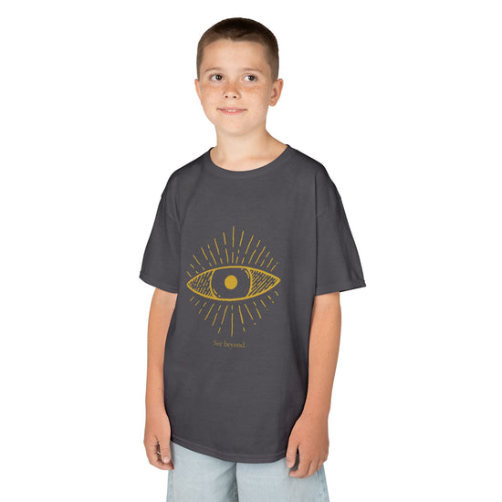 See Beyond Kids Tee – Third Eye Wisdom Charcoal