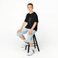 Breathe Kids Tee – Floral Minimalism Black