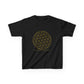 Sacred Geometry Kids Tee – Midnight Edition Black