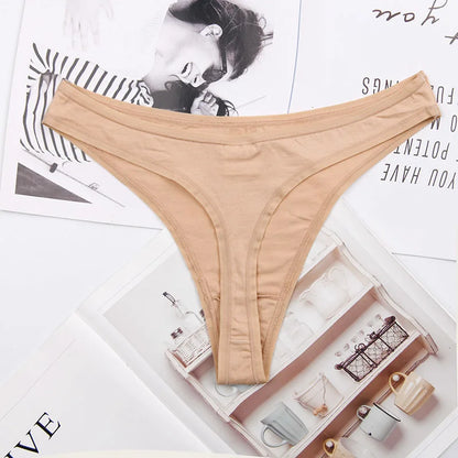 High-Waist Cotton Seamless Shapewear Panties – Flattering & Comfortable Control Briefs for Women