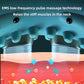Portable EMS Heated Neck Massager with Low-Frequency Pulse & Cervical Traction