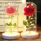Galaxy Rose with Fairy Lights in Dome – Perfect Gift