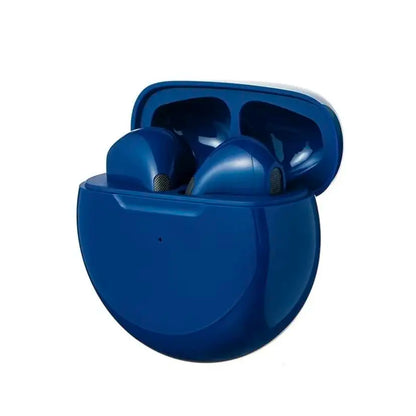 Pro 6 TWS Bluetooth Earbuds - Stereo Sound & Charging Case