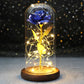 Galaxy Rose with Fairy Lights in Dome – Perfect Gift