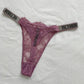 Sexy Low-Waist Thong for Women – Breathable Shiny Lingerie Panty with All-Day Comfort
