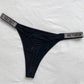 Sexy Low-Waist Thong for Women – Breathable Shiny Lingerie Panty with All-Day Comfort