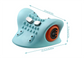 Portable EMS Heated Neck Massager with Low-Frequency Pulse & Cervical Traction