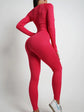 Seamless High-Waist Yoga Set – Workout Leggings & Crop Top for Women