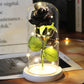 Galaxy Rose with Fairy Lights in Dome – Perfect Gift