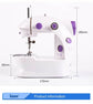 Compact Sewing Machine 202 – With Built-in Light, Cutter & Pedal | Ideal for Beginners
