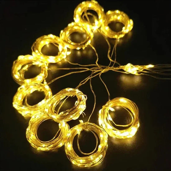 LED Curtain String Lights – 3M USB Fairy Lights for Holidays & Parties