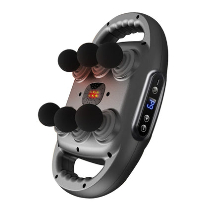 Professional Six-Head High-Frequency Fascia Massage Gun – Deep Tissue Muscle & Back Relief