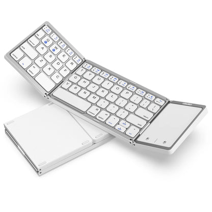3-Folding Wireless Keyboard with Touchpad