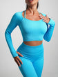 Seamless High-Waist Yoga Set – Workout Leggings & Crop Top for Women