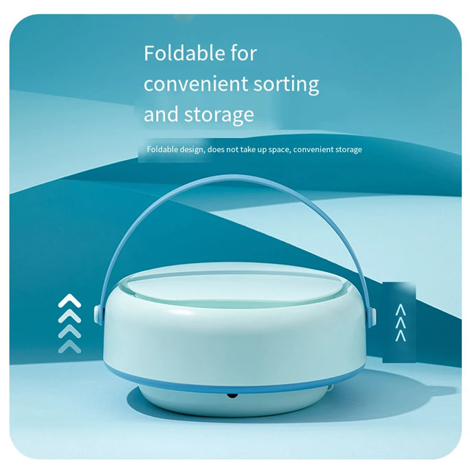 Mini Folding Washing Machine – 8L Capacity, Automatic Modes & Travel-Friendly Design