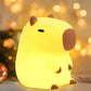 Capybara LED Night Light – Soft Glow Bedside Lamp for Kids & Adults
