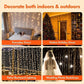 LED Curtain String Lights – 3M USB Fairy Lights for Holidays & Parties