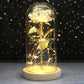 Galaxy Rose with Fairy Lights in Dome – Perfect Gift