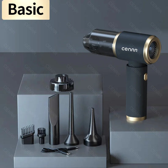 Handheld Car Wireless Vacuum Cleaner - Dry & Wet Use