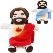 Breathing Jesus Plush Toy – Soothing Musical Sleep Companion with 4-Mode Adjustment | Christmas Gift for Kids