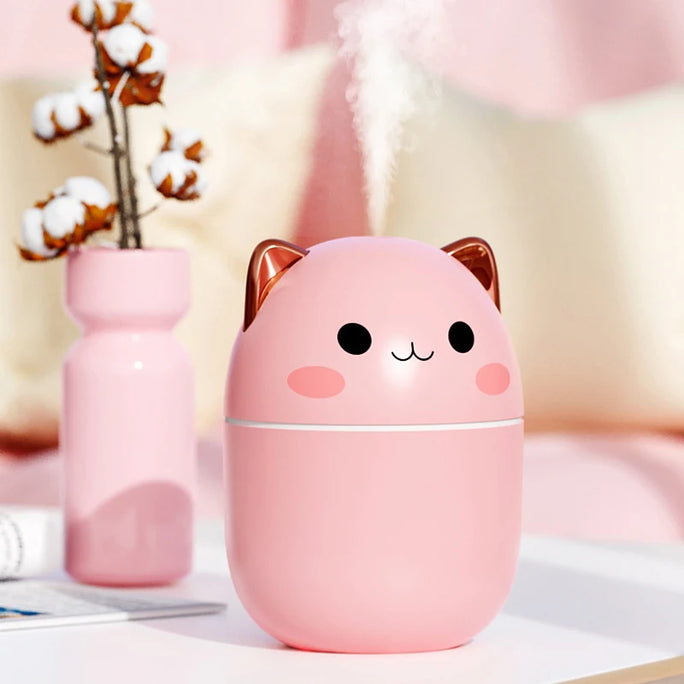 Cute Kitten Humidifier & Essential Oil Diffuser for Home
