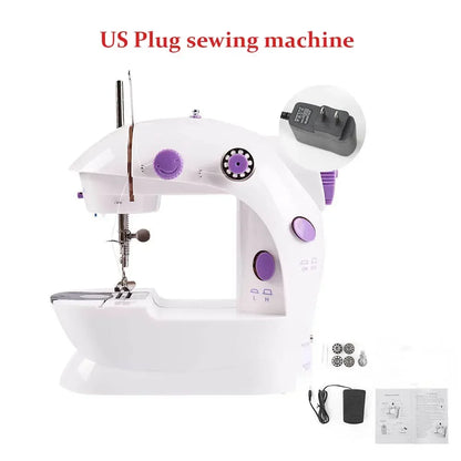 Compact Sewing Machine 202 – With Built-in Light, Cutter & Pedal | Ideal for Beginners