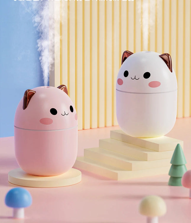 Cute Kitten Humidifier & Essential Oil Diffuser for Home