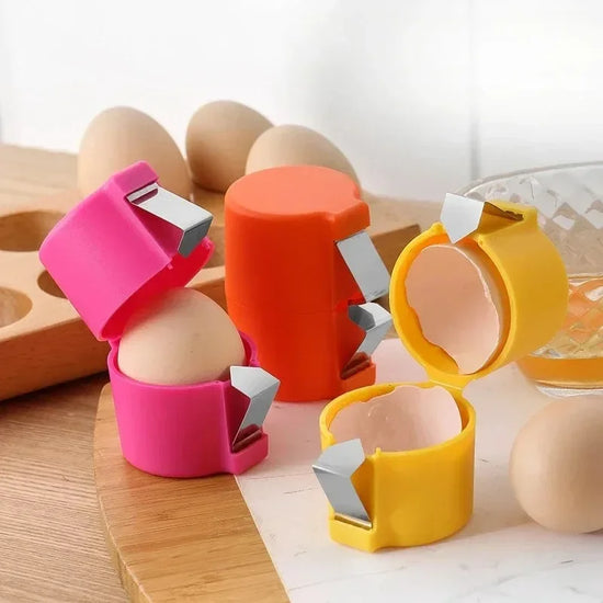 Eggshell Opener Tool – Quick & Clean Egg Cracker for Cooking and Camping
