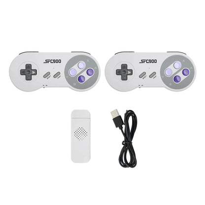 SF900 Retro Game Console – 5000 Built-in Games, HDMI Output, Wireless Controllers, SNES Style