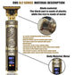 T9 Vintage Electric Hair Trimmer for Men – Rechargeable & Stylish