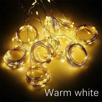 LED Curtain String Lights – 3M USB Fairy Lights for Holidays & Parties
