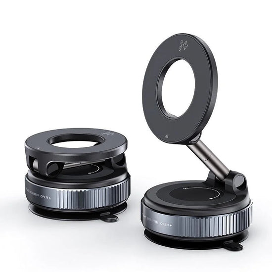 Xiaomi K007 Magnetic Car Mount – 360° Foldable Phone Holder with Strong Vacuum Suction | Universal Stand