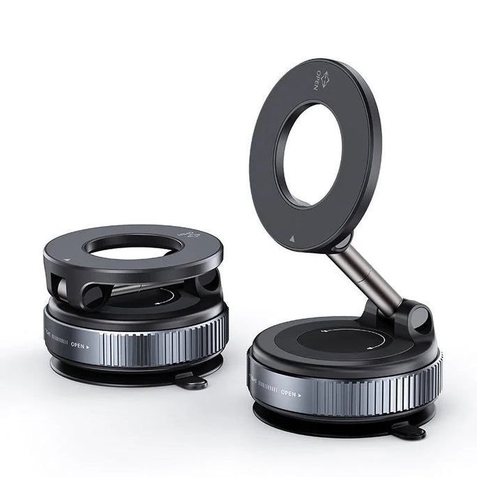 Xiaomi K007 Magnetic Car Mount – 360° Foldable Phone Holder with Strong Vacuum Suction | Universal Stand