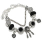 Elegant Charm Bracelet for Women – Cherry Blossom, Heart & Crystal Beads