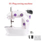 Compact Sewing Machine 202 – With Built-in Light, Cutter & Pedal | Ideal for Beginners