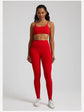 Buttery Soft Gym Set – Leggings & Backless Sports Bra Matching Outfit