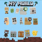 Magnetic Building Block Set – STEM Educational Toy for Kids Age 3+ | Mine World Theme